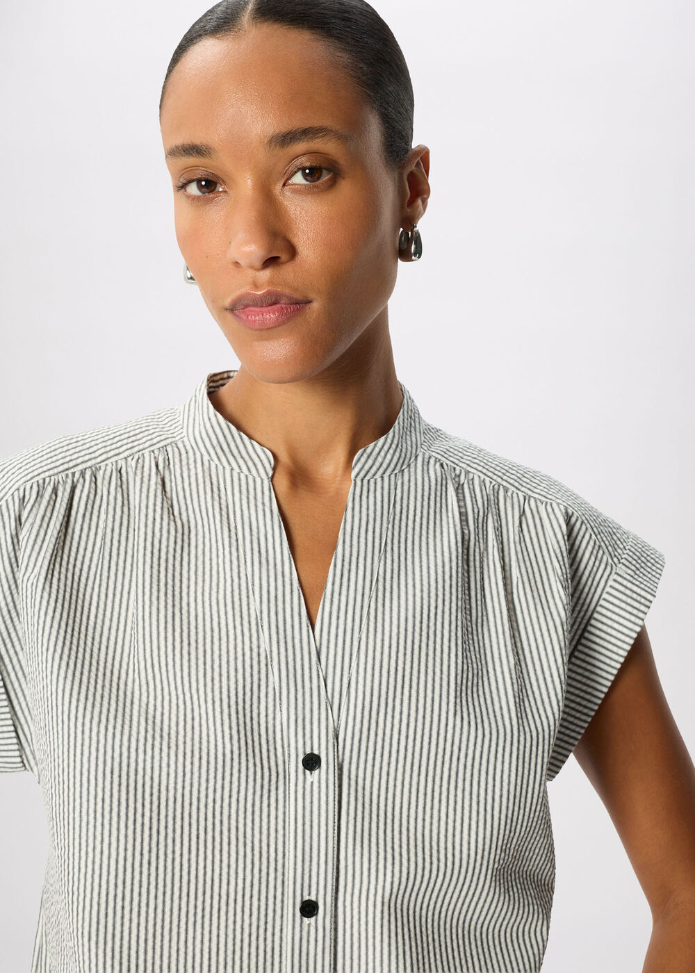 Seersucker Stripe Shirt