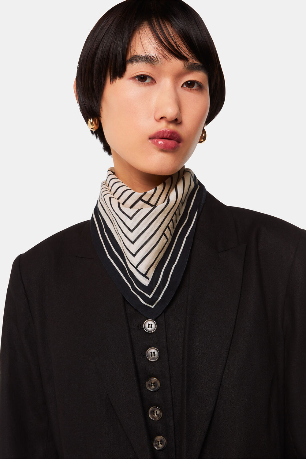 Angled Stripe Neckerchief