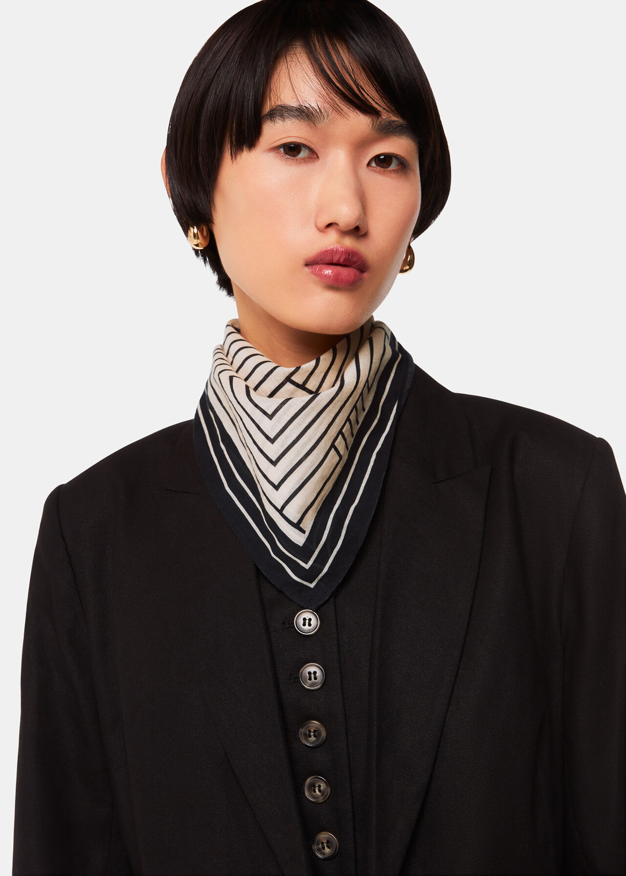 Angled Stripe Neckerchief