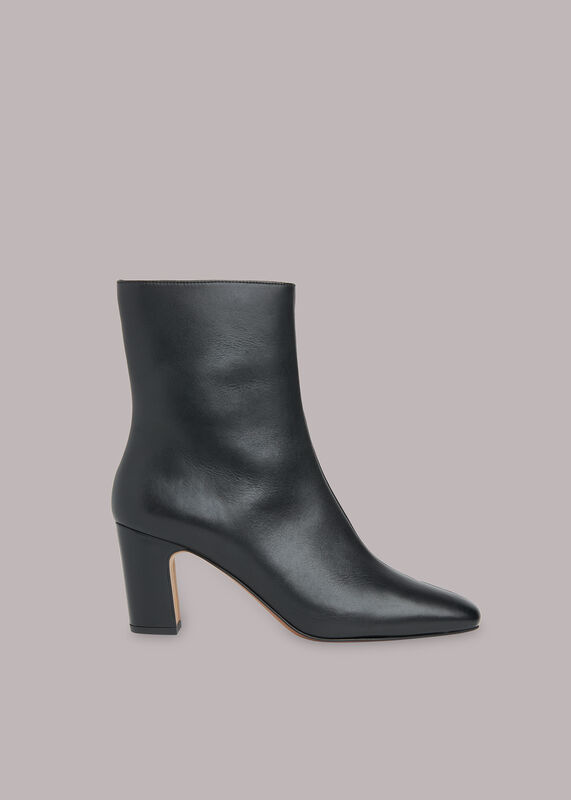 Black Holan Heeled Boot