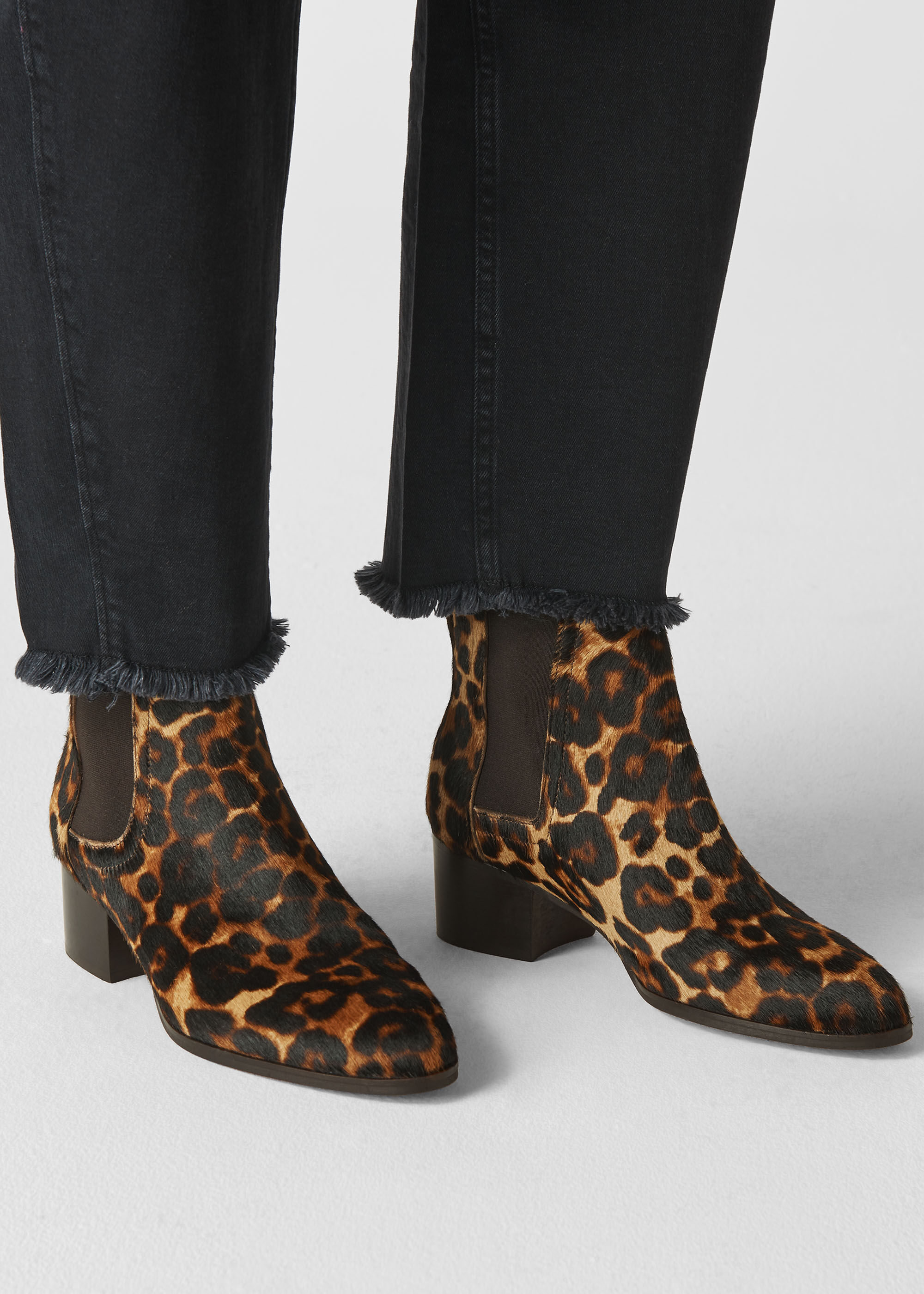 whistles leopard print boots