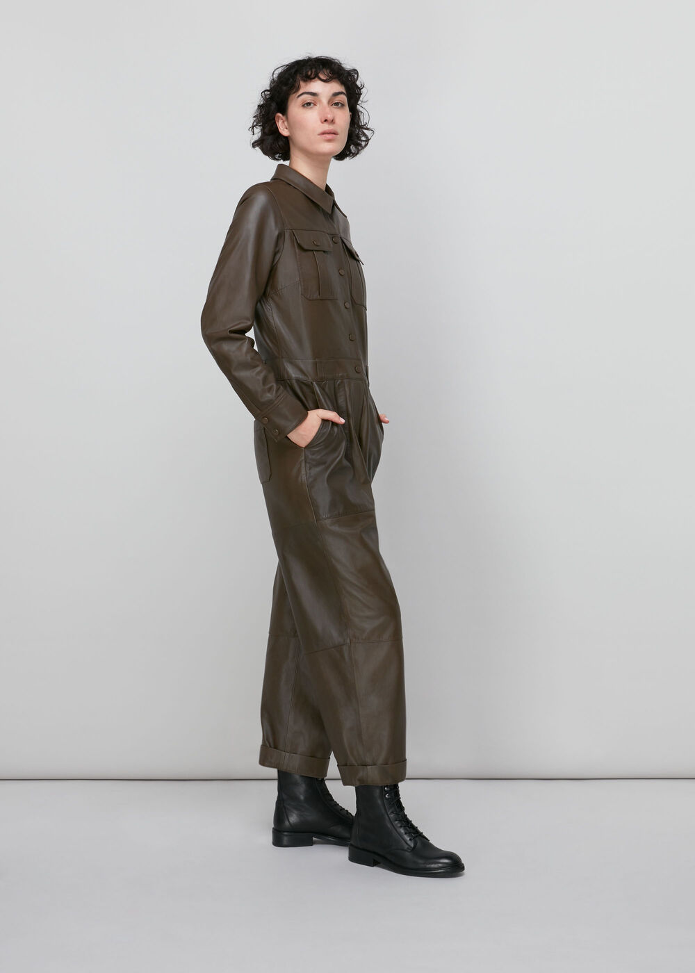 Leather Boilersuit