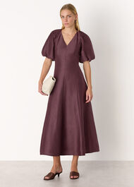Silk Blend Taffeta Maxi Dress