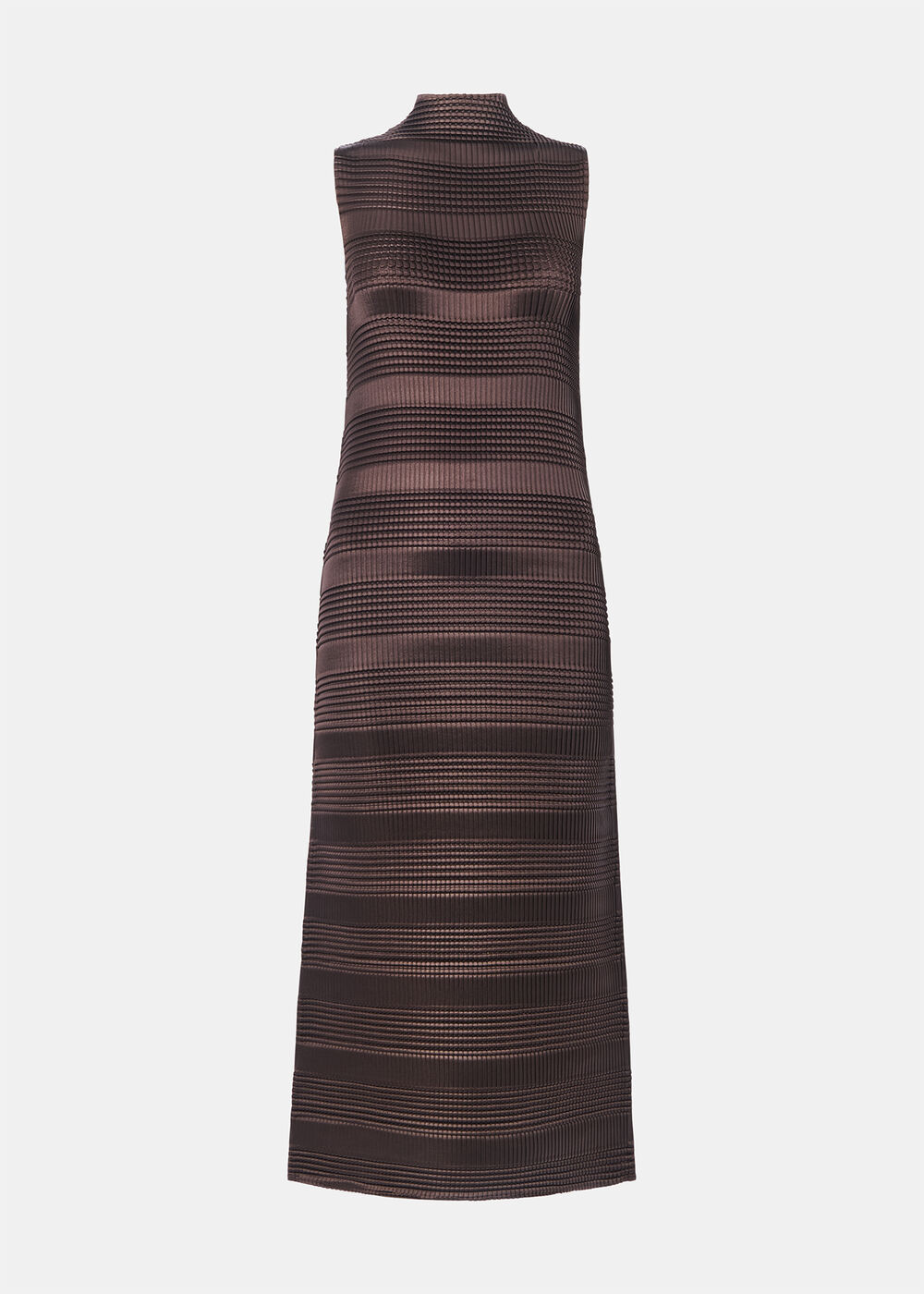 Sleeveless Plisse Midi Dress