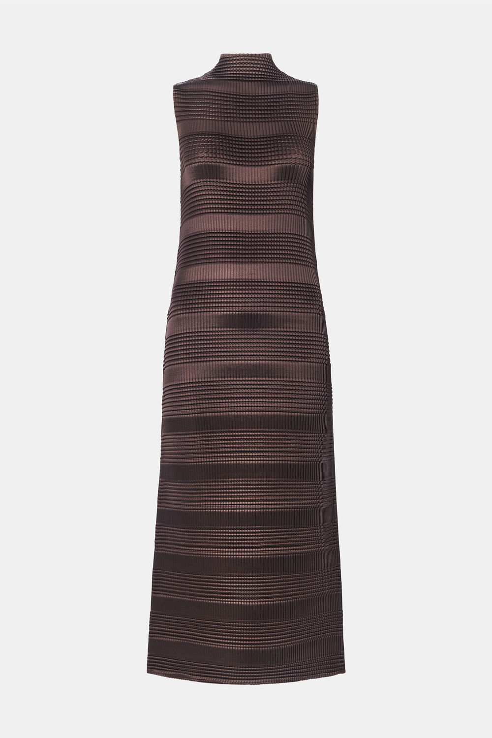 Sleeveless Plisse Midi Dress