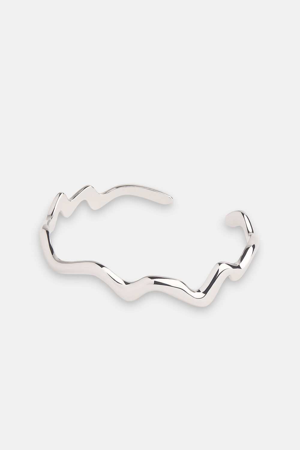 Silver Wave Bangle