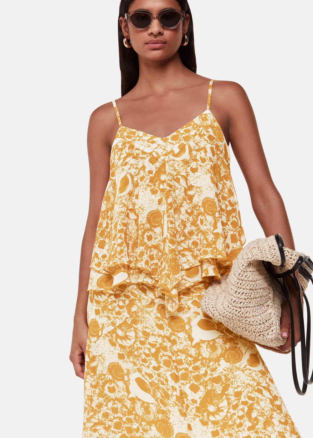 Seashore Print Cami Top