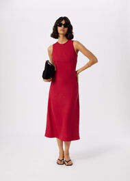 Bias Cut Linen Dress