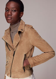 Suede Agnes Leather Jacket