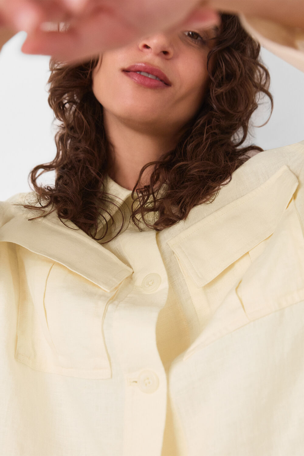 Abby Linen Casual Jacket