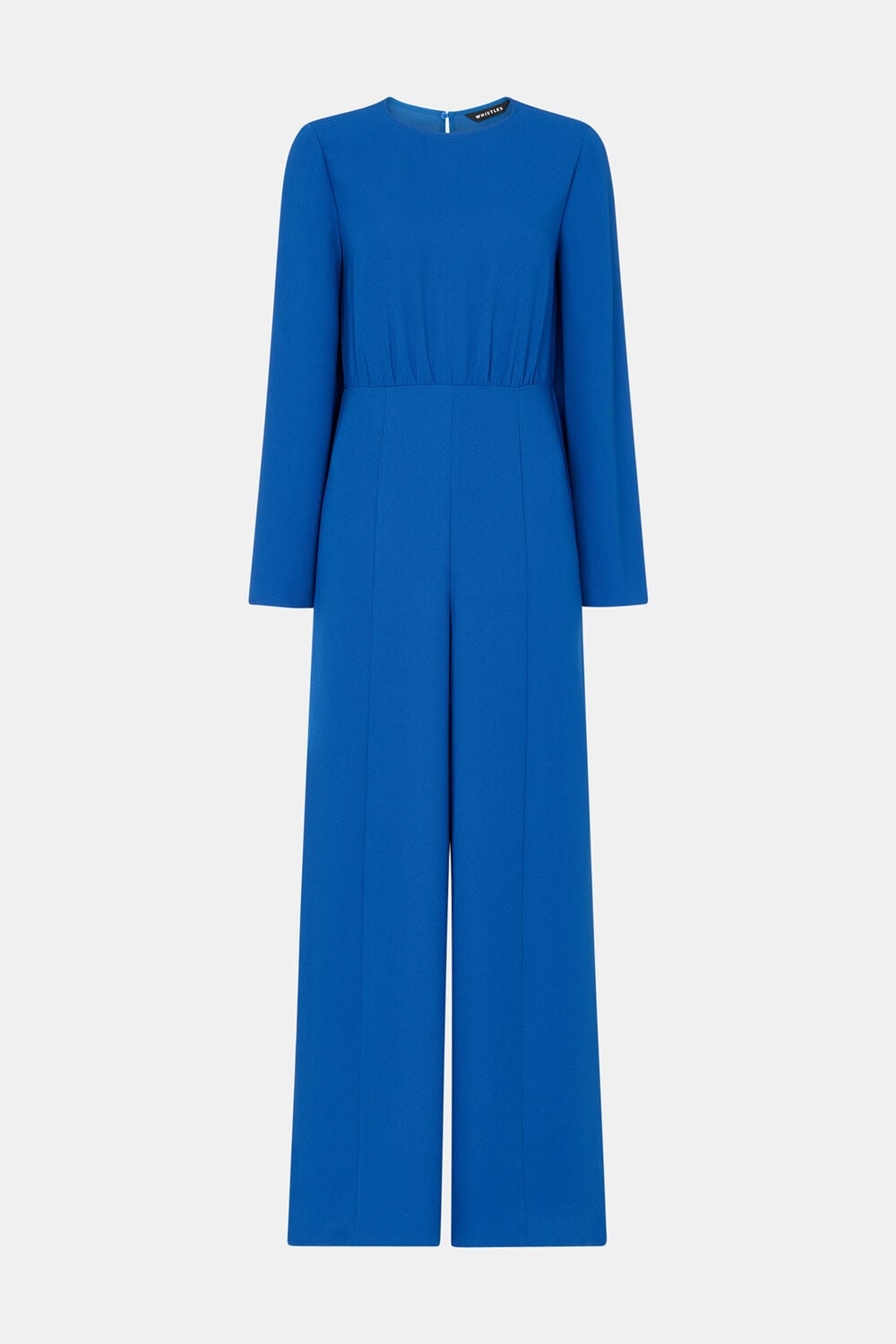 Blue Bonnie Gathered Jumpsuit