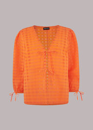 Gina Seersucker Blouse