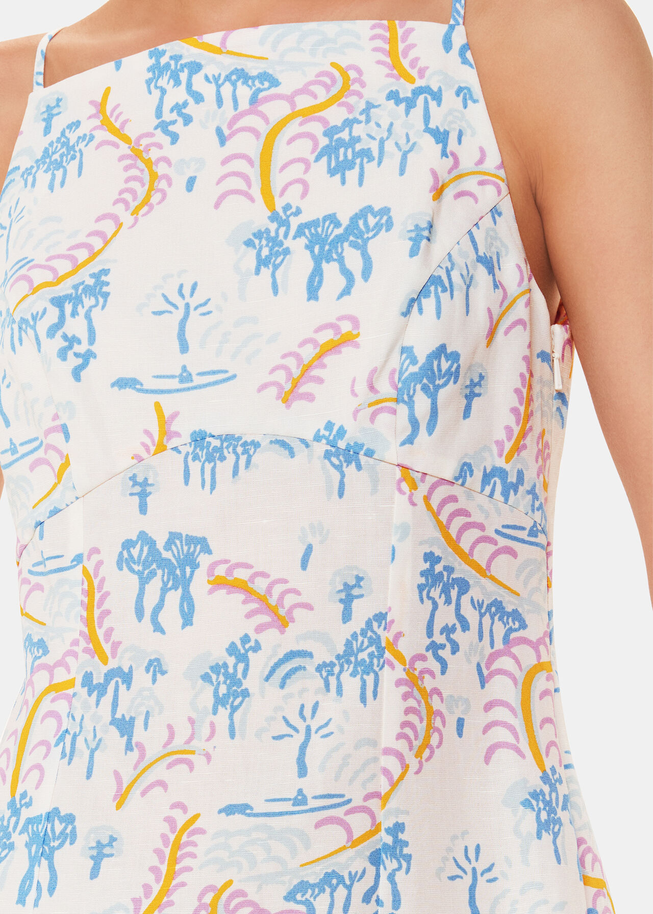Rainforest Linen Blend Dress
