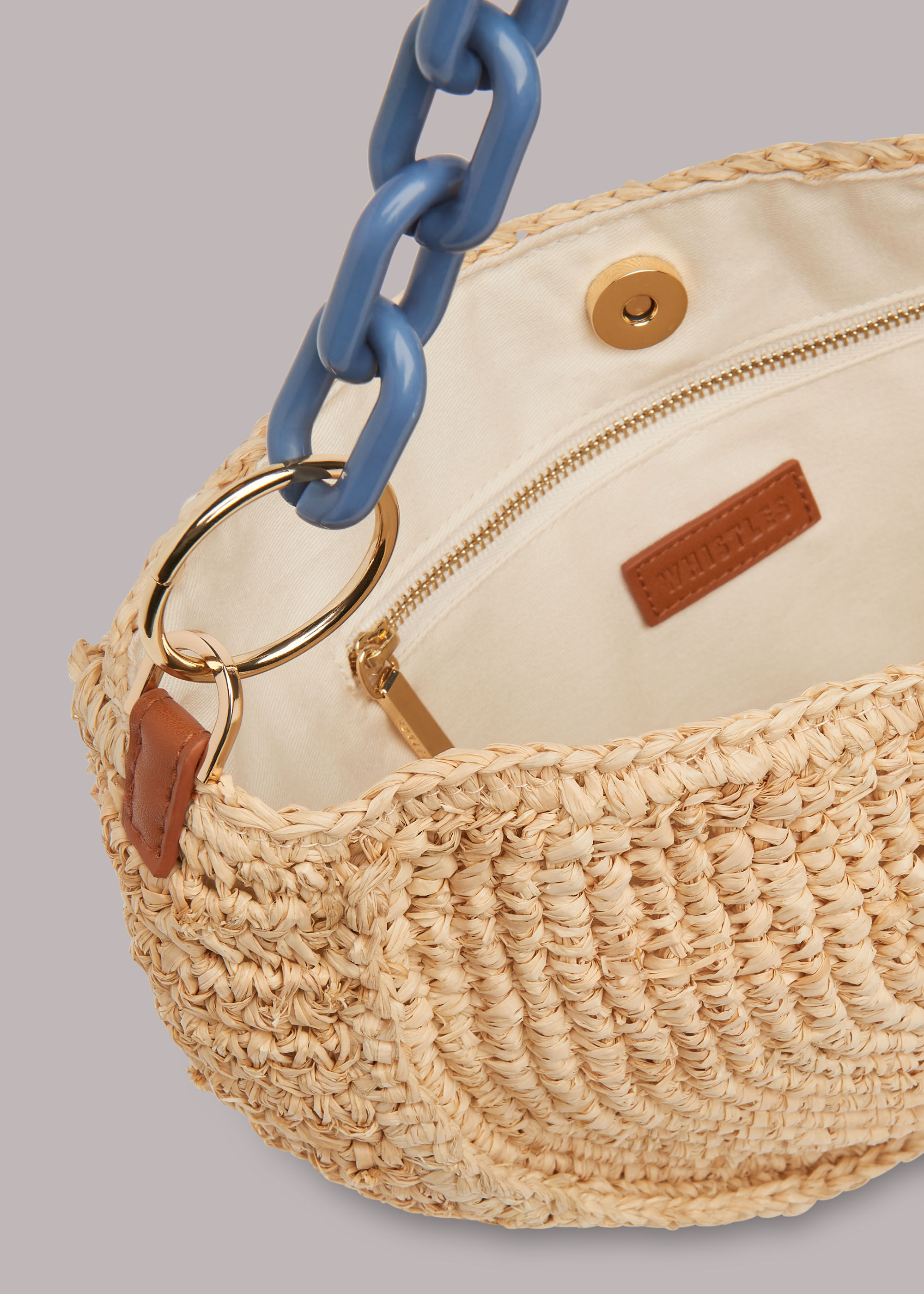 Whistles discount straw bag
