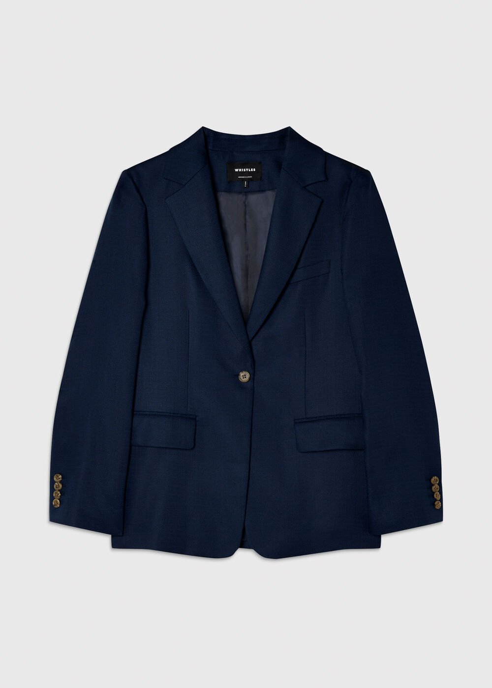 Relaxed Hopsack Blazer