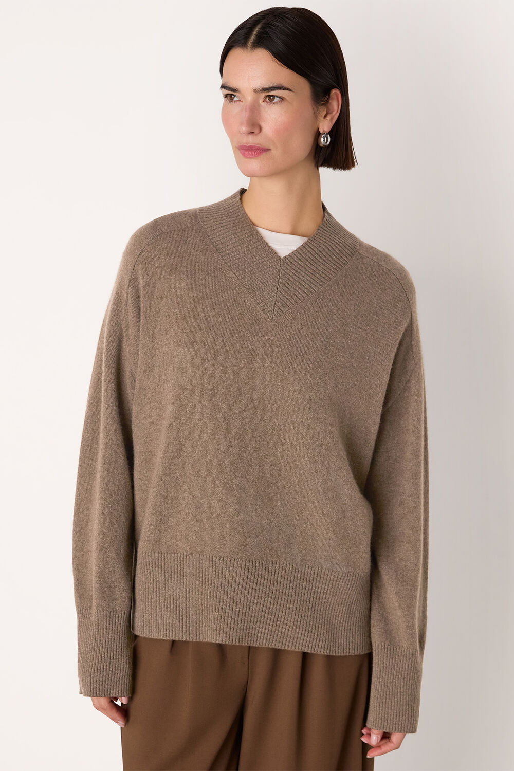 Cashmere V Neck Knit