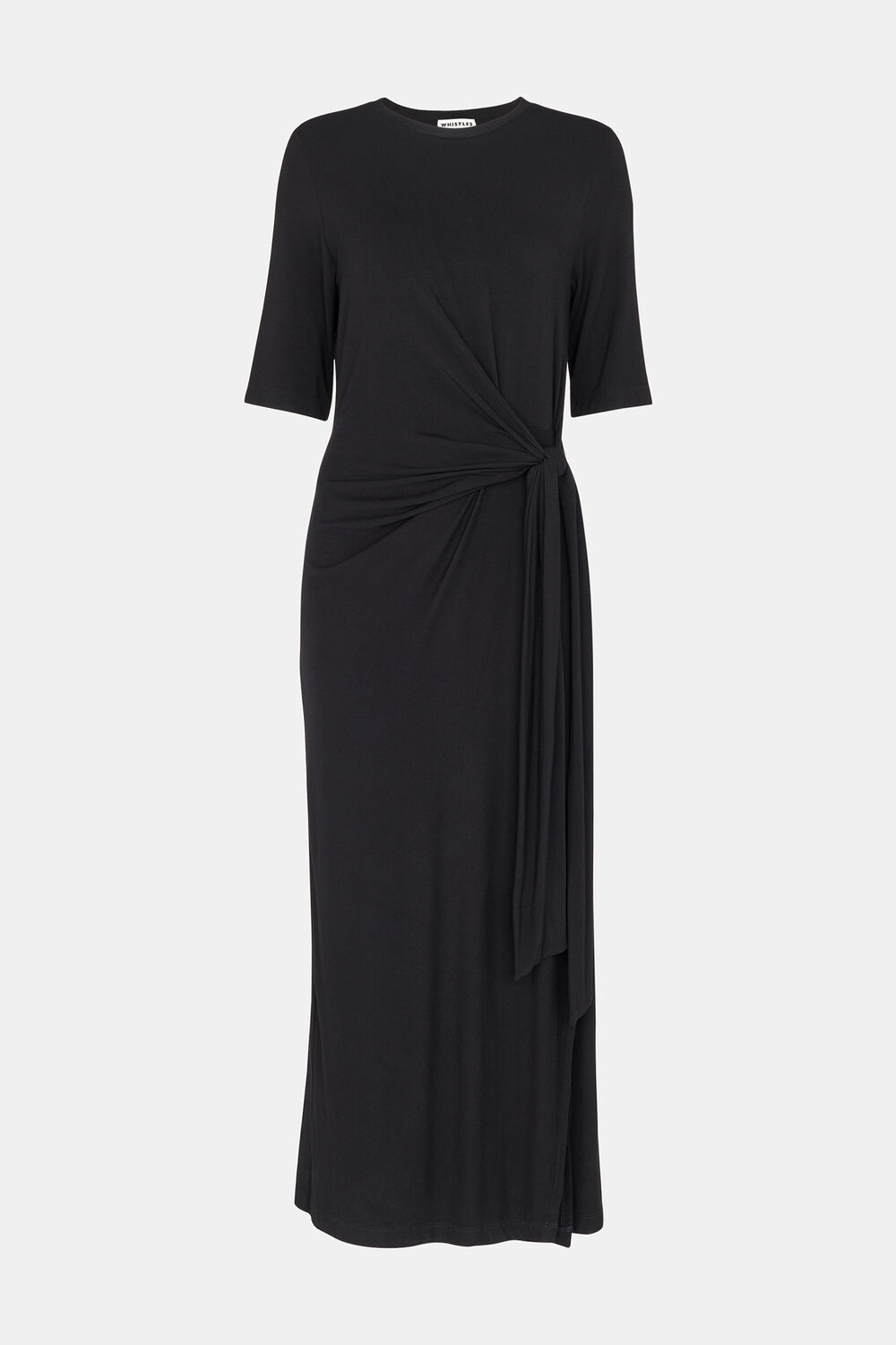 Twist Front Jersey Dress