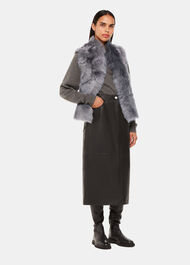 Short Toscana Sheepskin Gilet
