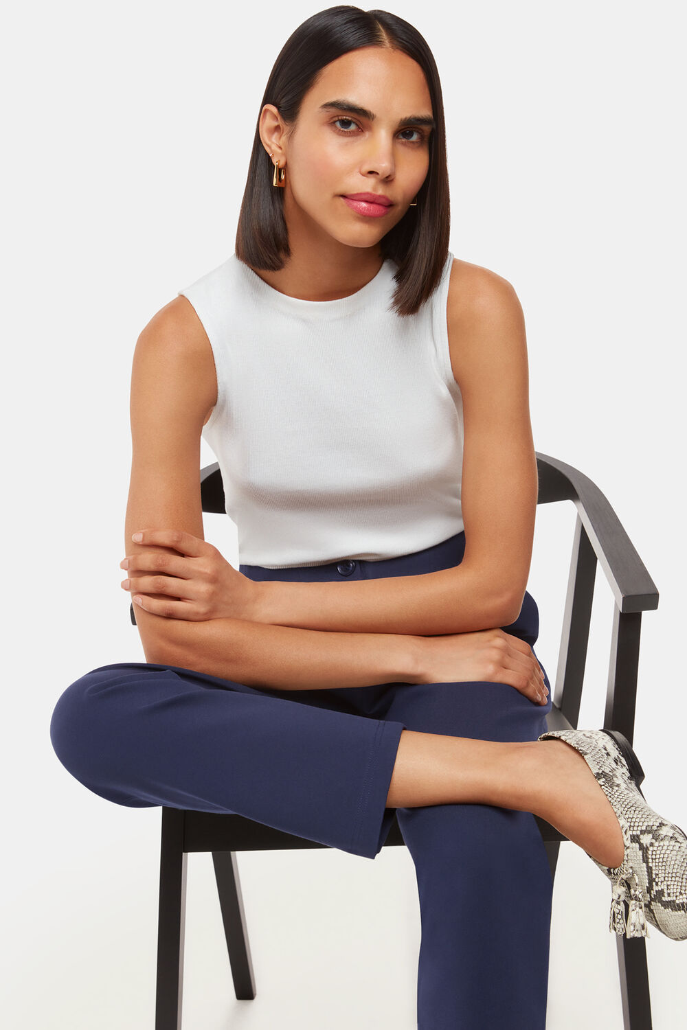 Lila Ponte Trouser