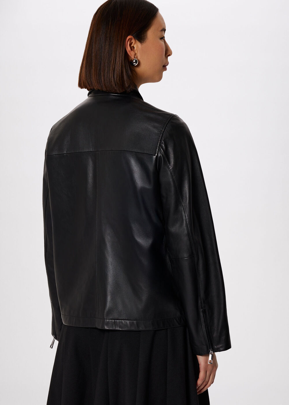 Kate Zip Leather Jacket