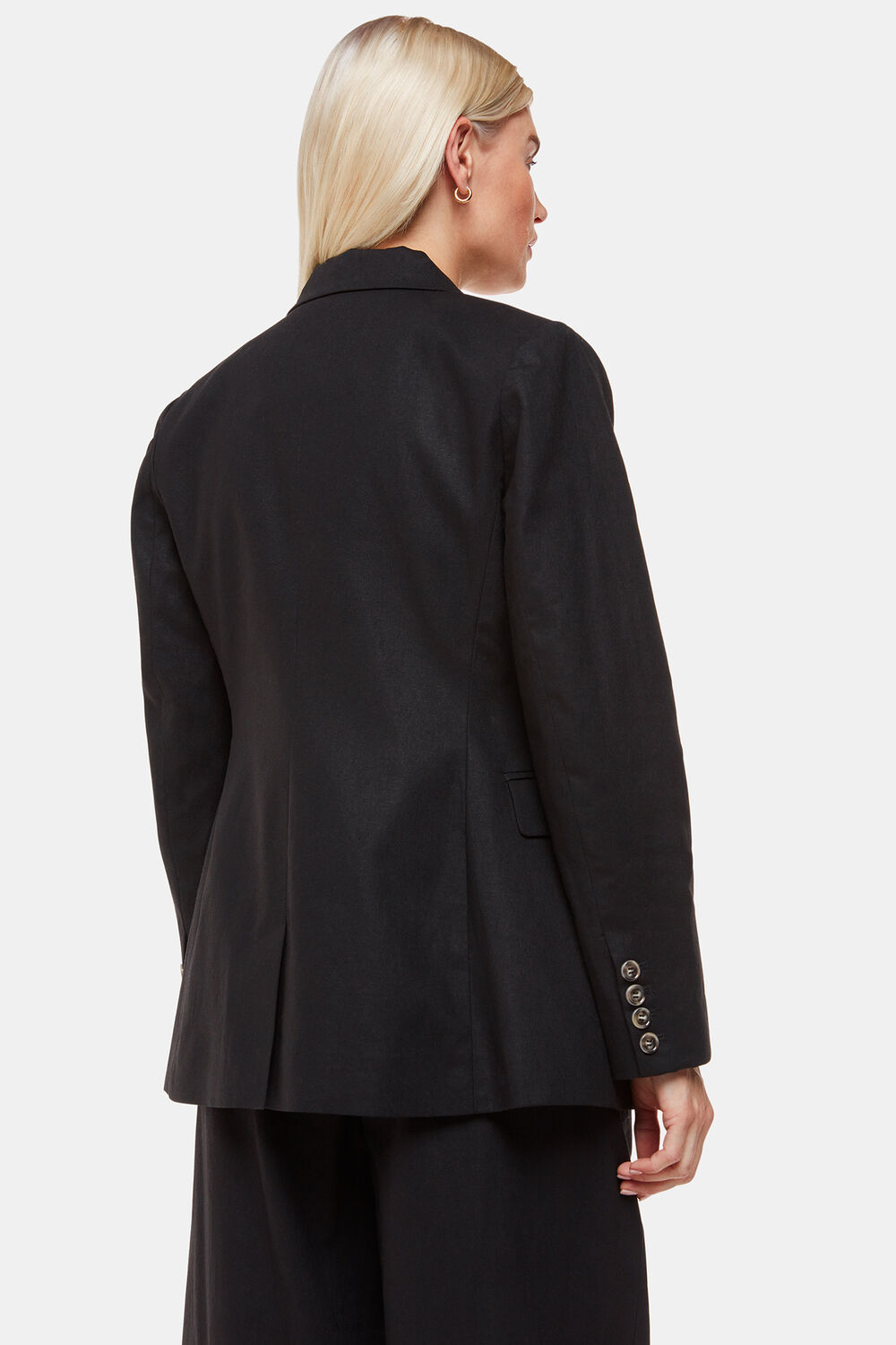 Petite Lindsey Linen Blend Blazer