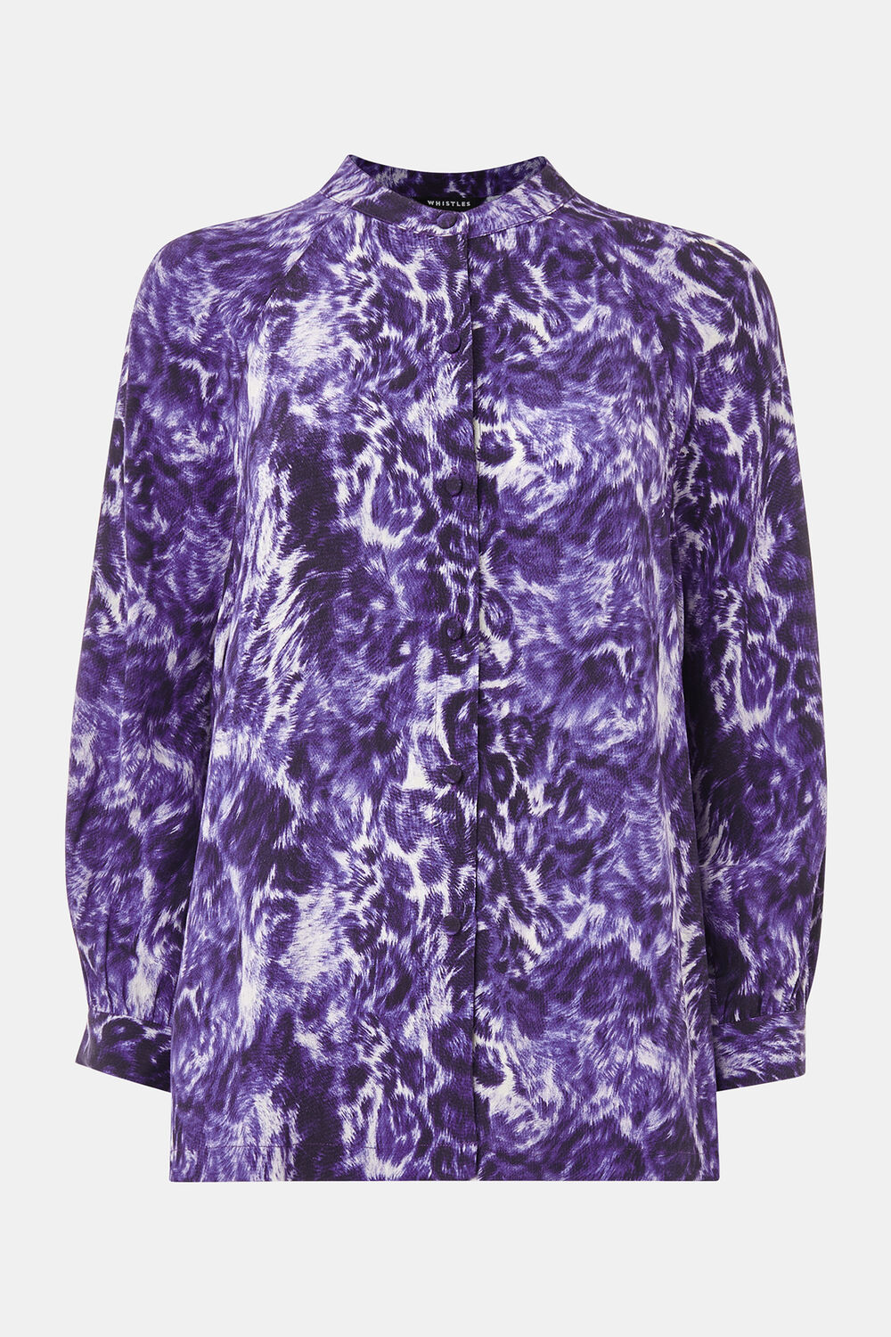 Glossy Leopard Raglan Shirt