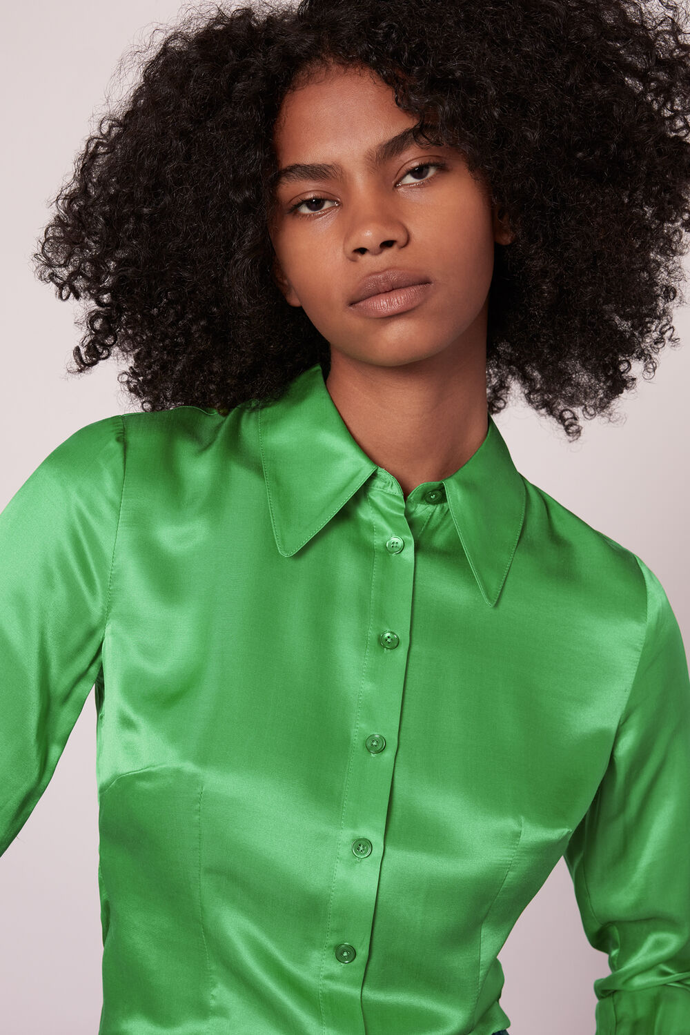 Hallie Silk Mix Shirt