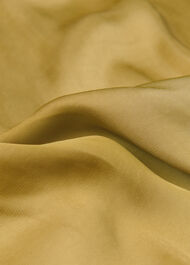 Gathered Satin Blouse