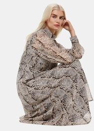 Petite Optical Snake Meg Dress