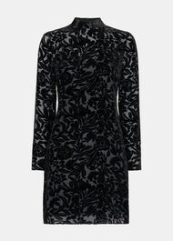 Hot Fix Floral Velvet Dress