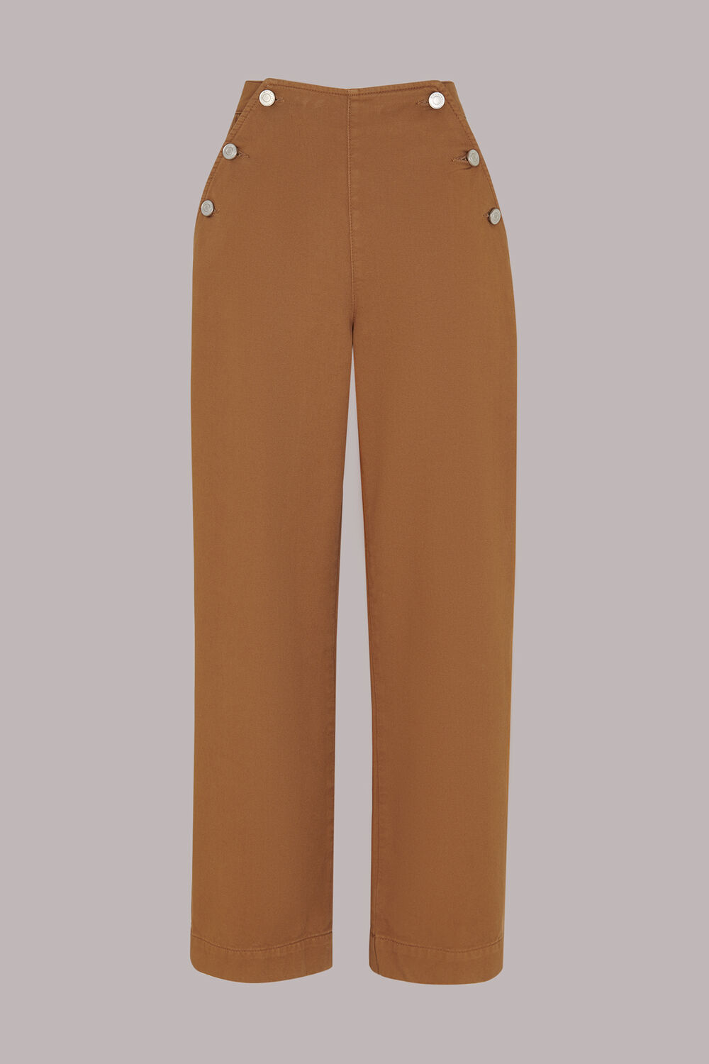 Emily Button Front Trousers