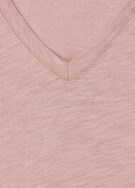 Willa V-Neck Cap Sleeve Tee