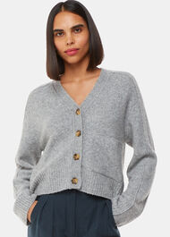 Wool Mix Pocket Cardigan