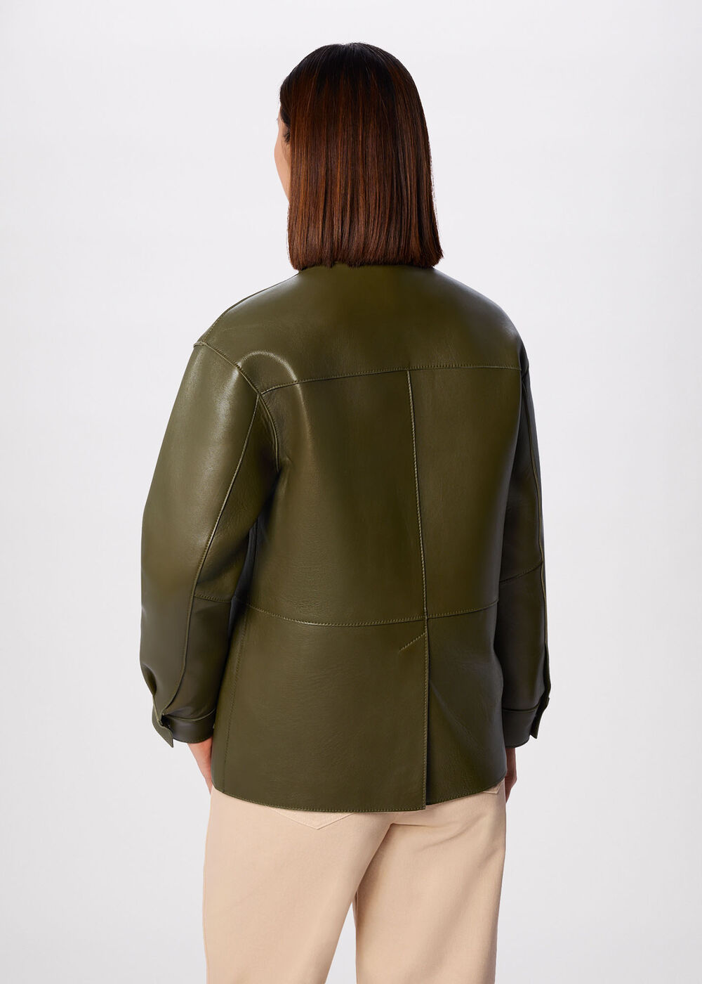 Clean Bonded Leather Jacket