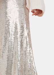 Sequin Midi Skirt