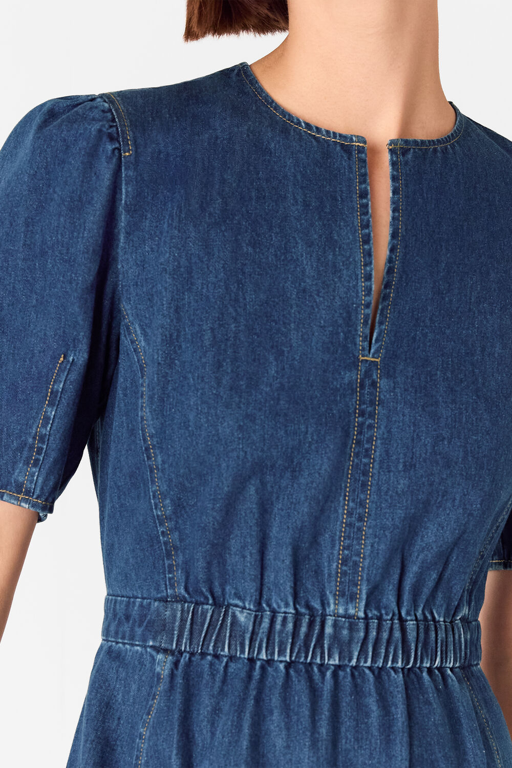 Midi Short Sleeve Dress