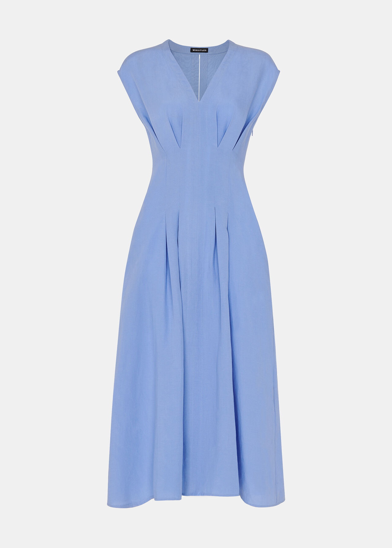 Panel Linen Blend Dress