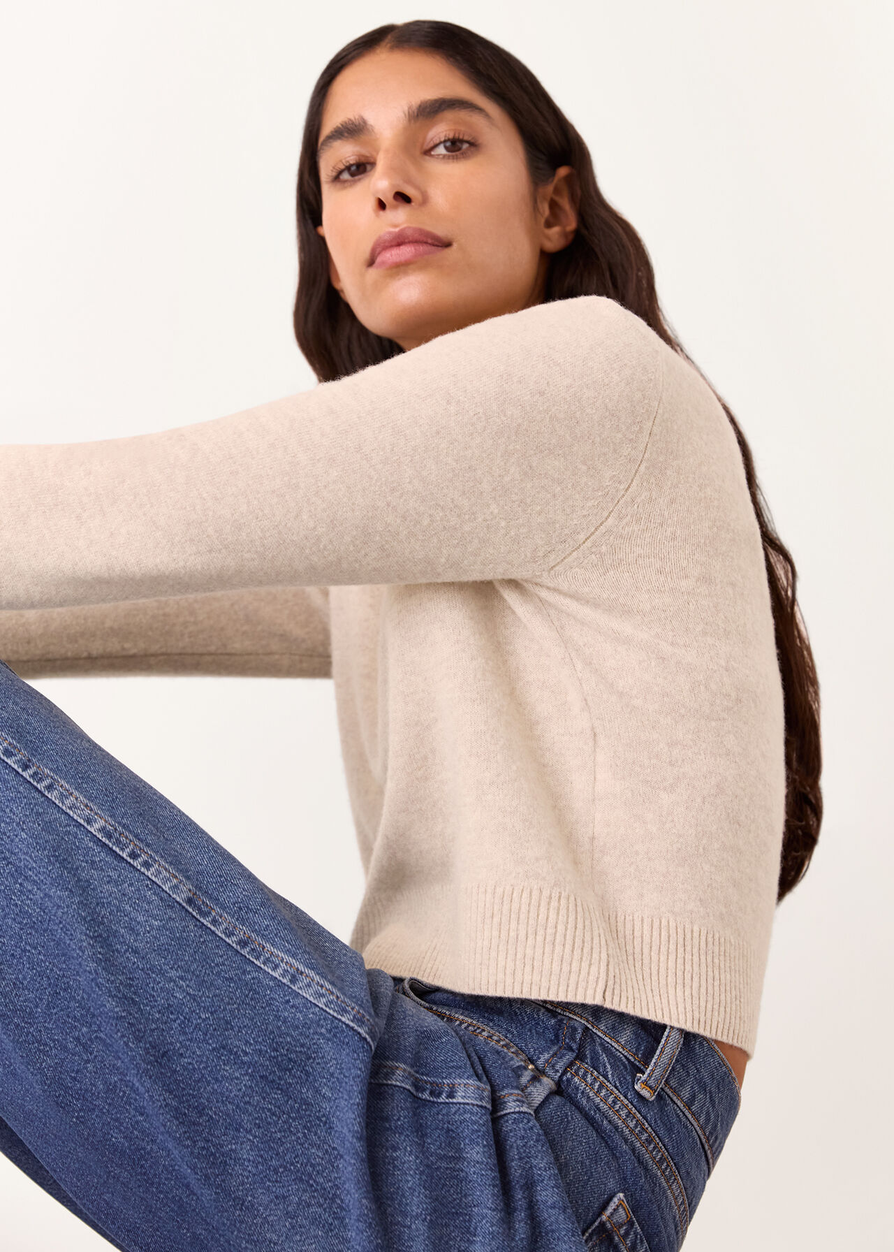 Wool Cropped Sweater