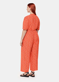 Micro Floral Jumpsuit