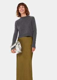 Satin Bias Cut Skirt