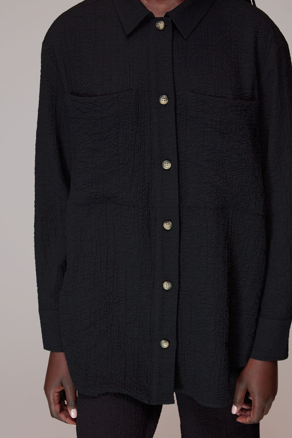 Lola Crinkle Overshirt