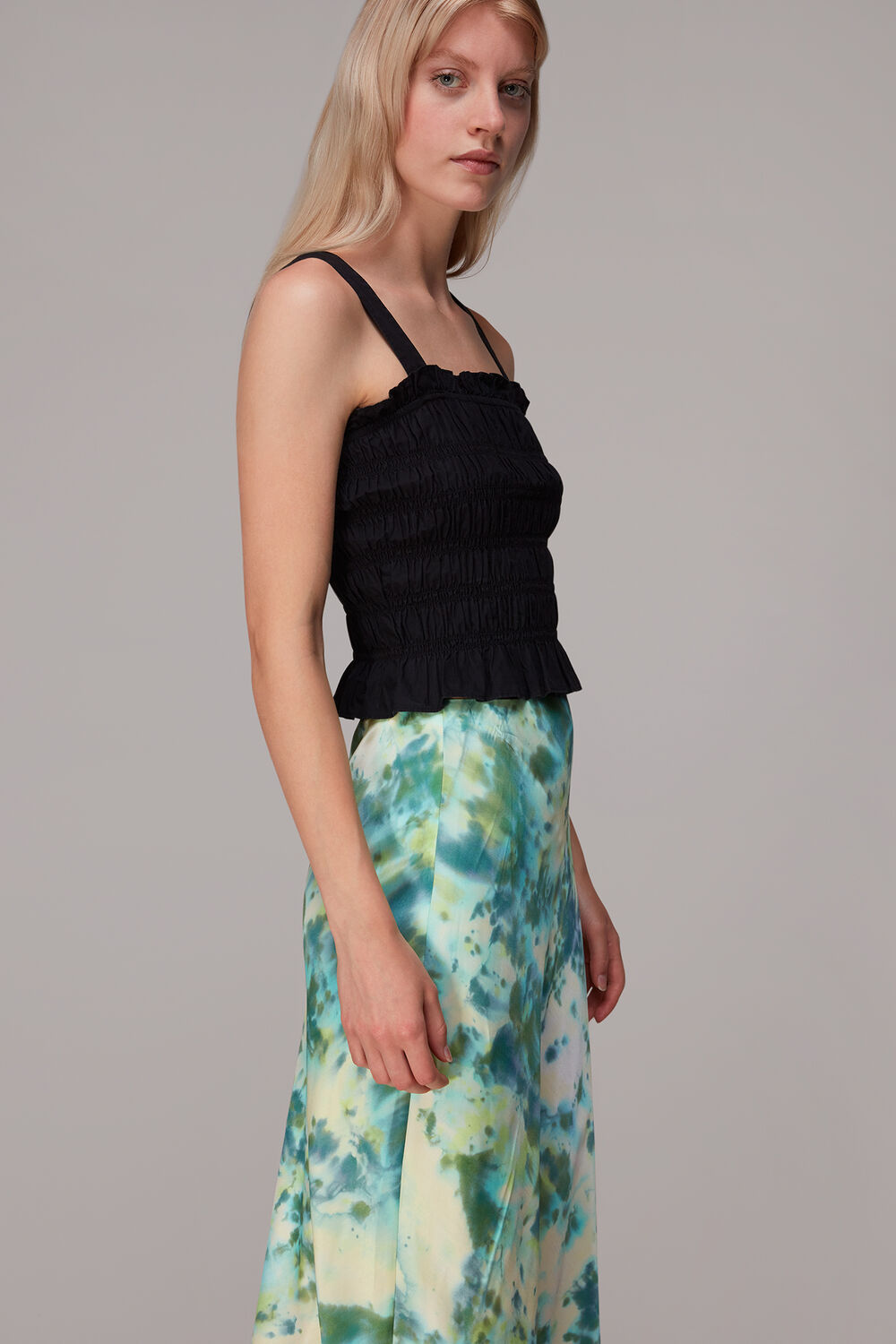Waterflower Bias Cut Skirt