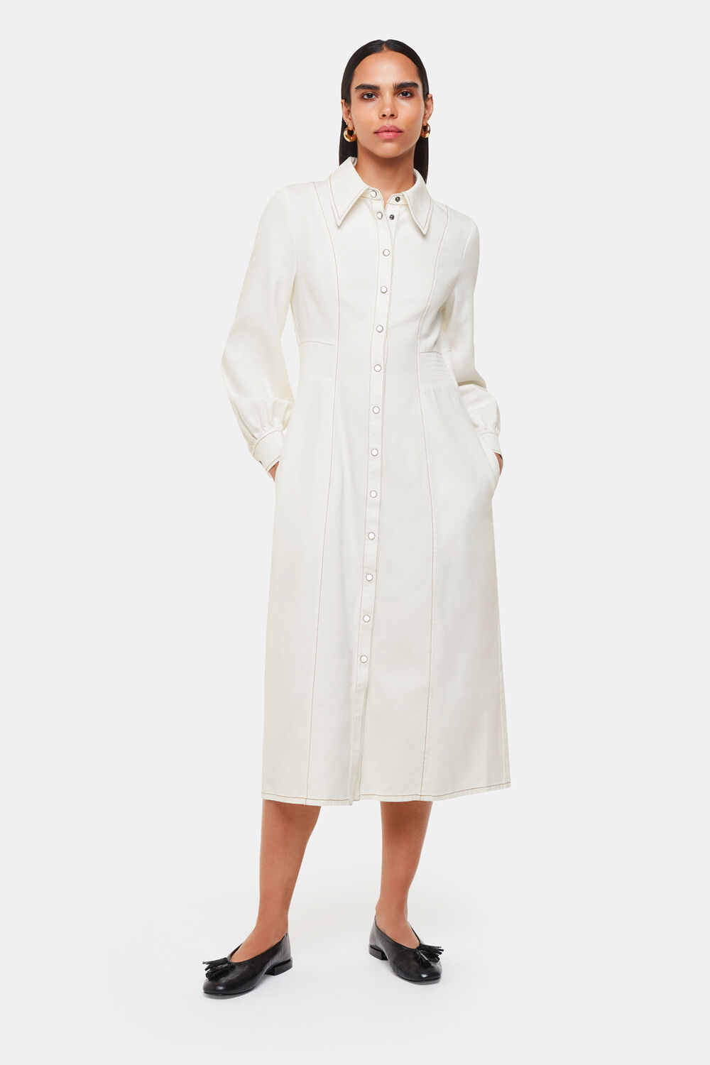 Harlowe Denim Midi Dress