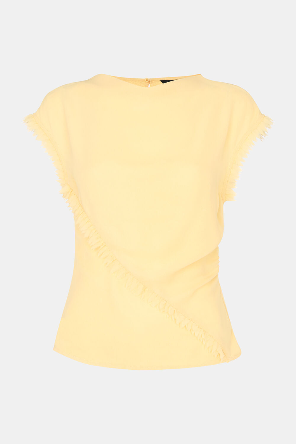 Toril Textured Trim Detail Top