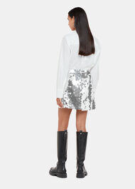 Sequin Disc Mini Skirt