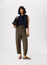 Petite Tie Waist Trouser