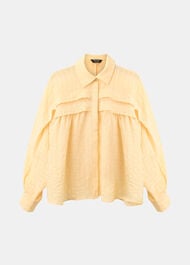 Textured Frill Detail Blouse
