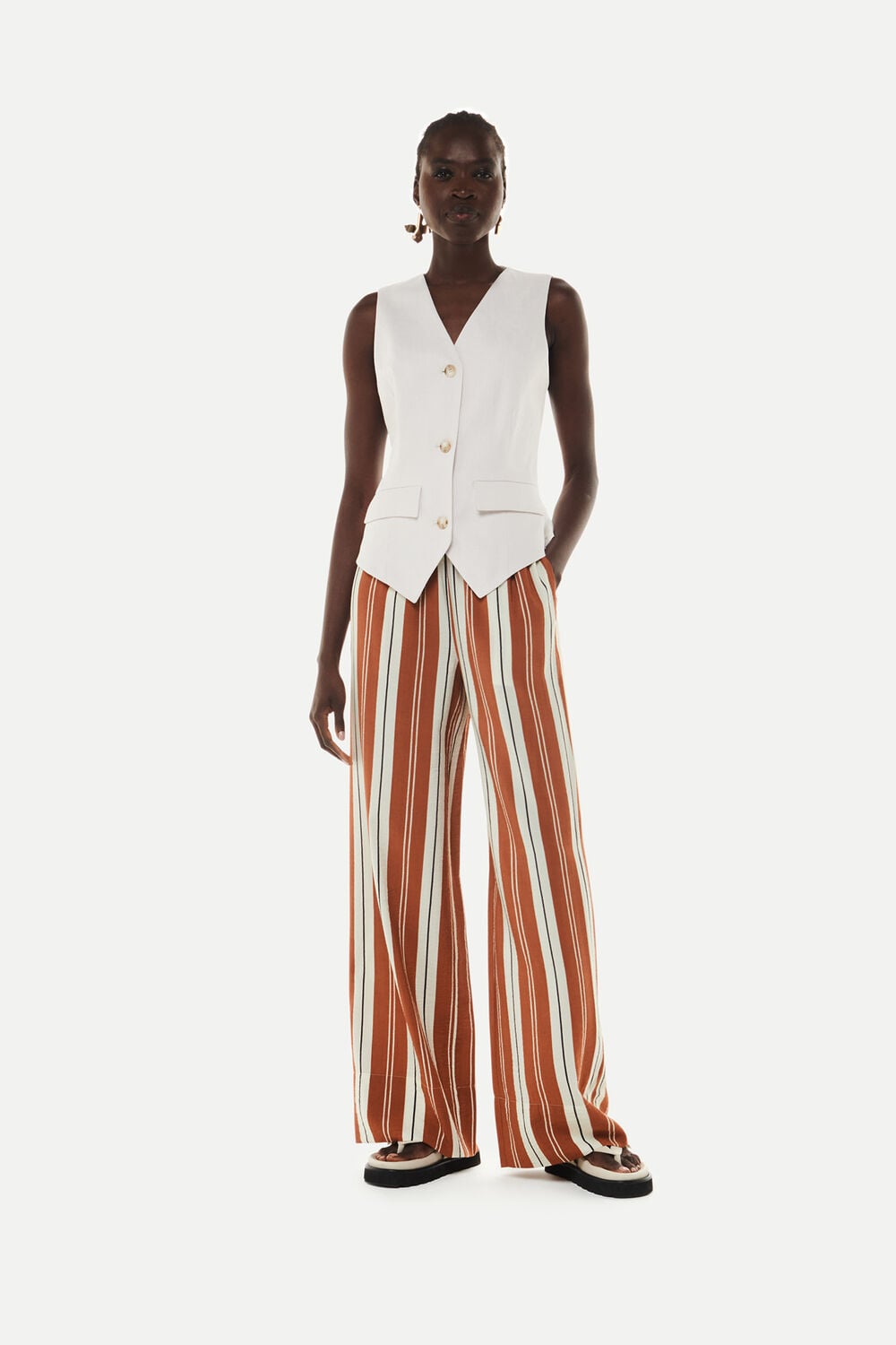 Multicolour Bridget Maxi Stripe Pants&nbsp;