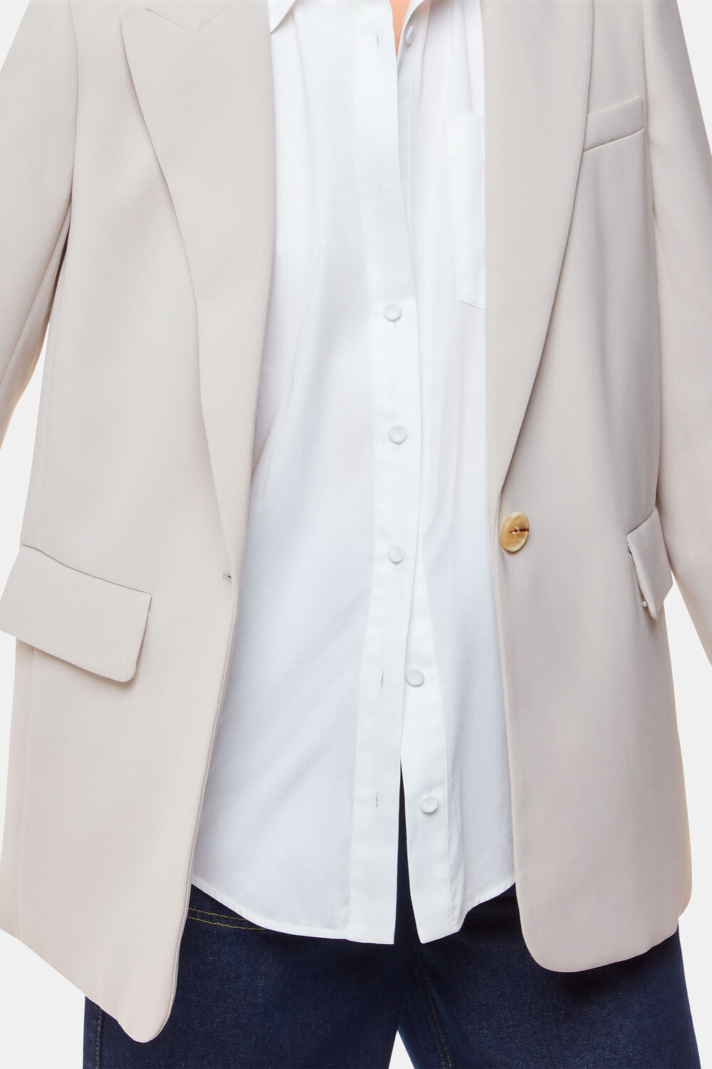 Crepe Boyfriend Blazer
