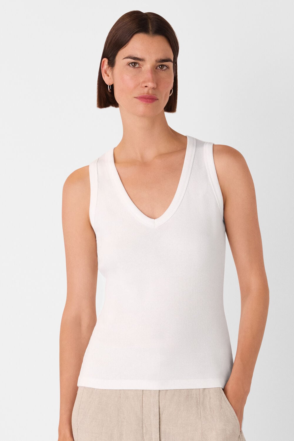 Ellis V Neck Jersey Vest